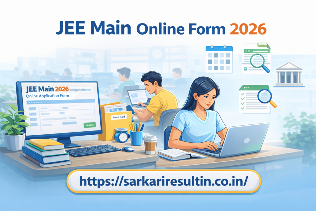 NTA JEE Main 2026 Session II Online Form – Sarkari Result India official update
